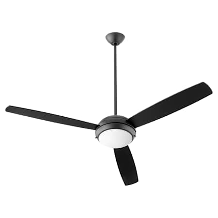 Quorum International Expo 60" 3 Blade Indoor Ceiling Fan Matte Black