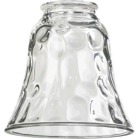 Quorum International 4-3/4" Wide Hammered Shaped Glass Shade with 2-1/4" Adapter Clear