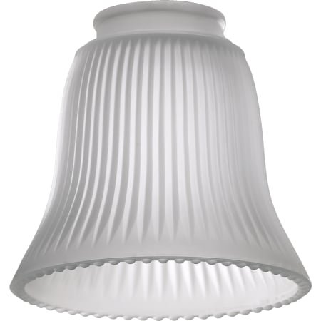 Quorum International 4-3/4" Wide Ribbed Bell Shaped Frosted Glass Shade with 2-1/4" Adapter Frost