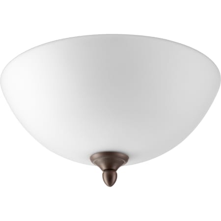 Quorum International 2 Light 11-3/4" Wide Light Kit Oiled Bronze / Satin Opal