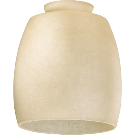 Quorum International 4-1/4" Wide Barrel Shaped Glass Shade with 2-1/4" Adapter Amber Scavo