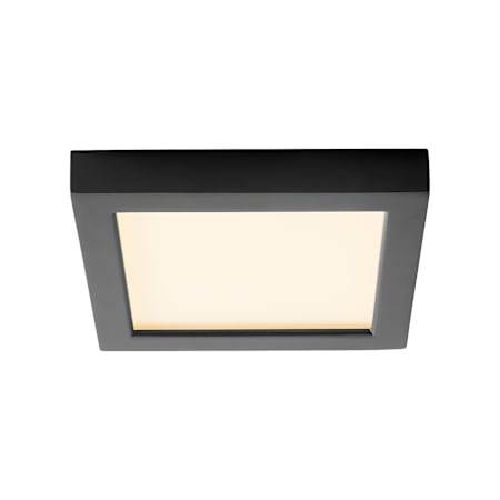 Quorum International Altair 7" Wide LED Flush Mount Square Ceiling Fixture Black