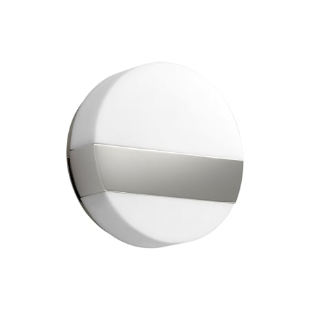 Quorum International Aurora 2 Light 6" Tall LED Bathroom Sconce Polished Nickel