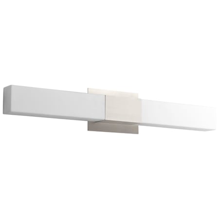 Quorum International Vega 2 Light 5" Tall LED Bathroom Sconce Satin Nickel