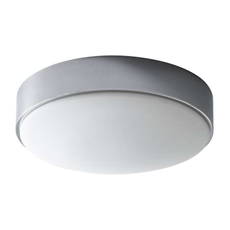 Quorum International Journey 2 Light 14" Wide LED Flush Mount Bowl Ceiling Fixture with Glass Shade Polished Chrome