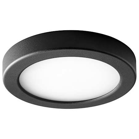 Quorum International Elite 7" Wide LED Flush Mount Drum Ceiling Fixture Black