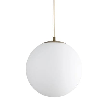 Quorum International Luna 12" Wide Pendant Aged Brass