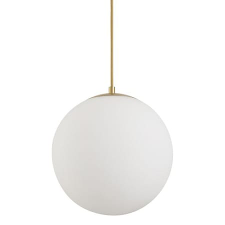 Quorum International Luna 12" Wide 10 Watt LED Mini Pendant Aged Brass