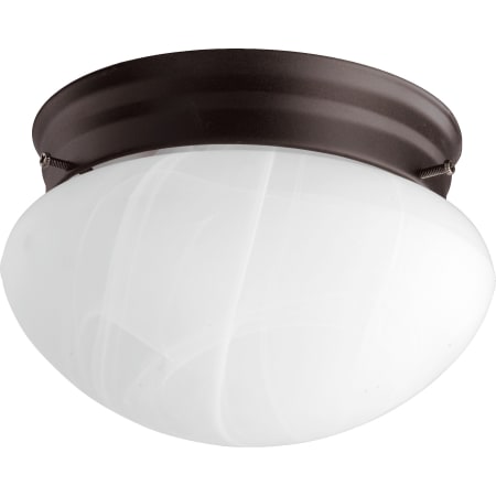 Quorum International 7" Width 1 Light Flush Mount Ceiling Fixture Oiled Bronze