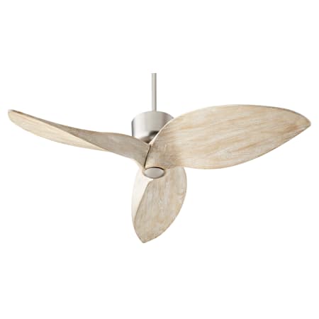 Quorum International Hawkeye 52" 3 Blade Indoor Ceiling Fan Satin Nickel