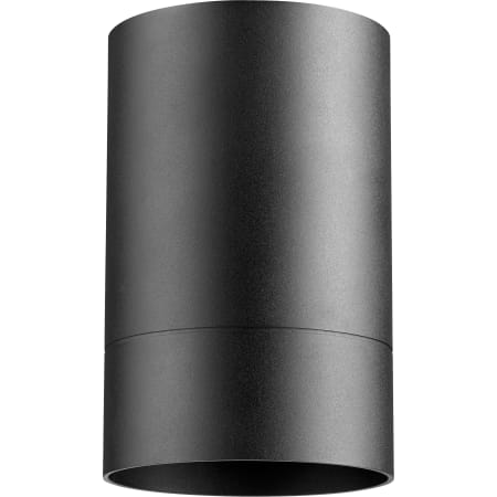 Quorum International Cylinder 4" Wide Outdoor Flush Mount Ceiling Fixture Noir