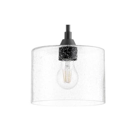 Quorum International Dakota 8" Wide Mini Pendant Noir