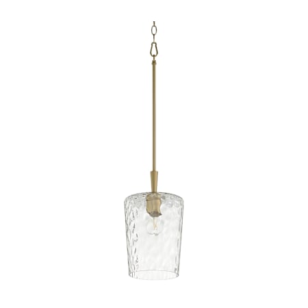 Quorum International 8" Wide Pendant Aged Brass
