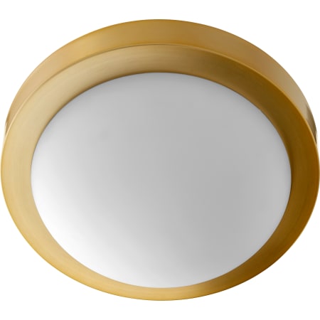 Quorum International 2 Light 11" Wide Flush Mount Bowl Ceiling Fixture Aged Brass