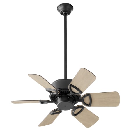 Quorum International Estate 30" 6 Blade Indoor Ceiling Fan Matte Black