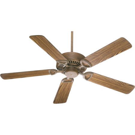 Quorum International Energy Star Rated Traditional / Classic Indoor Ceiling Fan from the Estate 52 Collection Ancient Gold