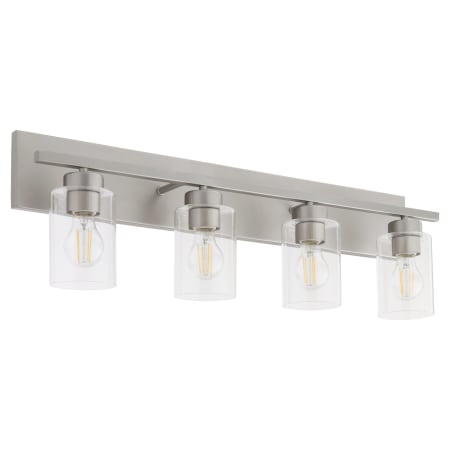 Quorum International Carter 4 Light 30" Wide Vanity Light Satin Nickel