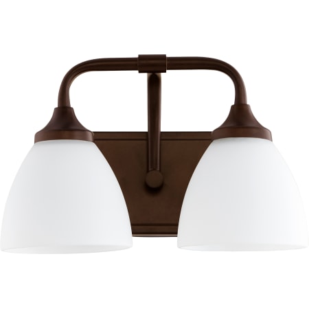 Quorum International Enclave 2 Light 13" Wide Bathroom Vanity Light Oiled Bronze