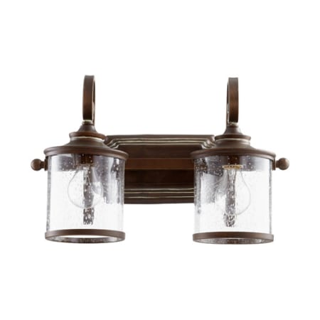 Quorum International San Miguel 2 Light Bathroom Vanity Vintage Copper