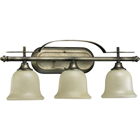 Quorum International Steinway 3 Light 20" Wide Vanity Light Antique Flemish