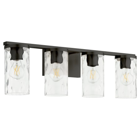 Quorum International Steinway 4 Light 28" Wide Vanity Light Matte Black