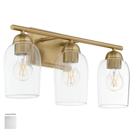 Quorum International Lacy 3 Light 21" Wide Vanity Light Satin Nickel