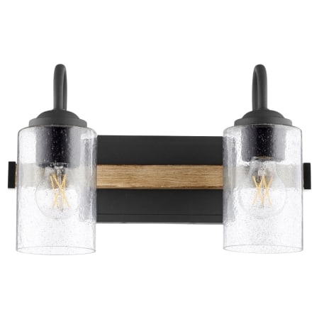 Quorum International 16" Wide Bathroom Vanity Light Noir / Driftwood