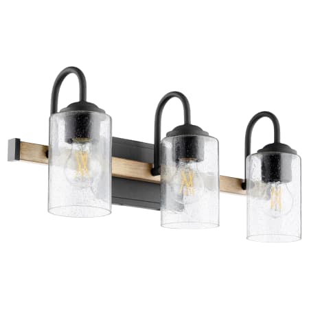 Quorum International 2 Light 24" Wide Bathroom Vanity Light Noir / Driftwood