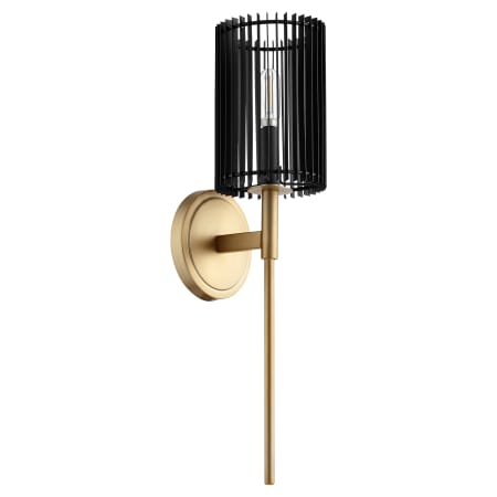 Quorum International Finura 21" Tall Wall Sconce Aged Brass