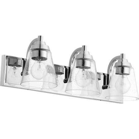 Quorum International 3 Light 22" Wide Vanity Light Chrome
