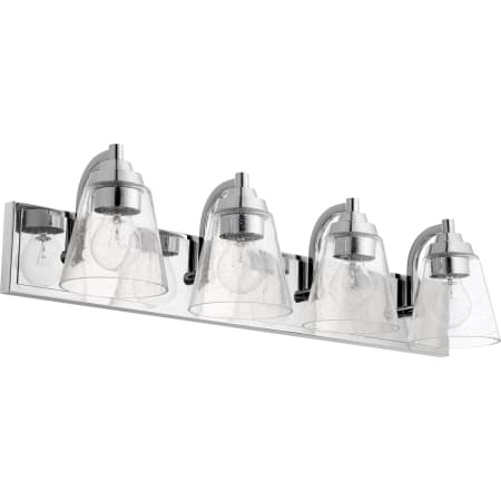 Quorum International 4 Light 30" Wide Vanity Light Chrome