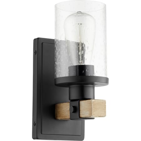 Quorum International Alpine 10" Tall Outdoor Wall Sconce Noir / Driftwood