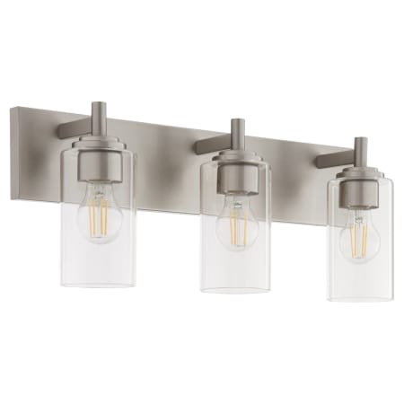 Quorum International Fallstaff 3 Light 23" Wide Vanity Light Satin Nickel