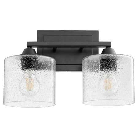 Quorum International Dakota 2 Light 15" Wide Bathroom Vanity Light Noir