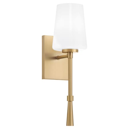 Quorum International Goodwin 16" Tall Bathroom Sconce Aged Brass