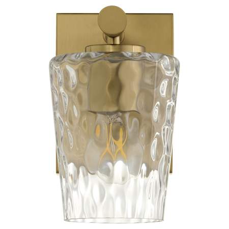 Quorum International Providence 8" Tall Bathroom Sconce Aged Brass