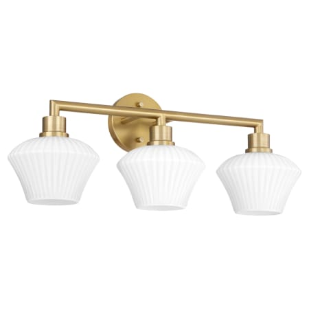 Quorum International Belinder 3 Light 25" Wide Vanity Light Aged Brass