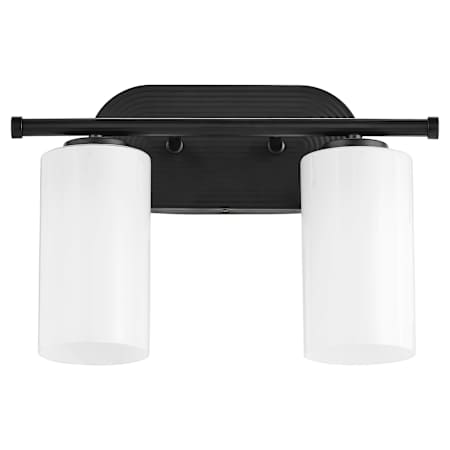 Quorum International Belinder 2 Light 15" Wide Vanity Light Matte Black
