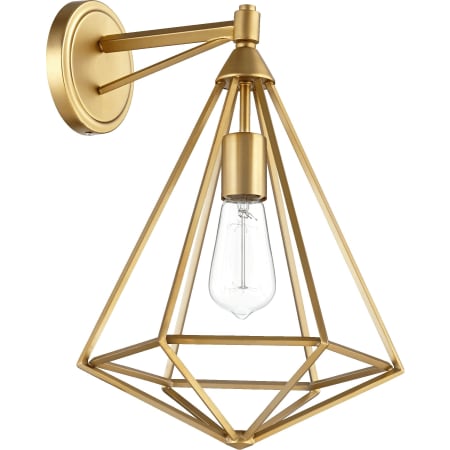 Quorum International Bennett 16" Tall Bathroom Sconce Aged Brass