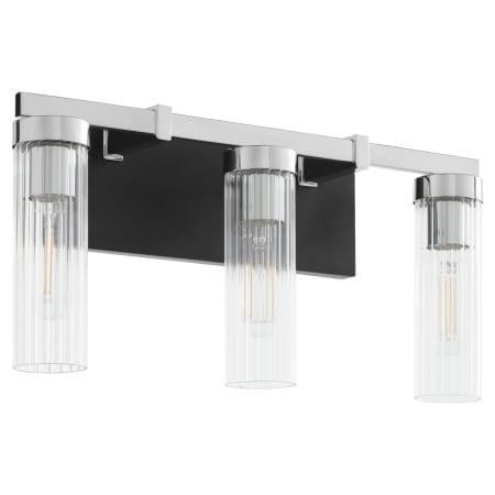 Quorum International Kilbey 3 Light 19" Wide Vanity Light Matte Black