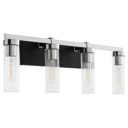 Quorum International Kilbey 4 Light 27" Wide Vanity Light Matte Black