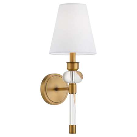 Quorum International Cetro 18" Tall Wall Sconce Brushed Brass