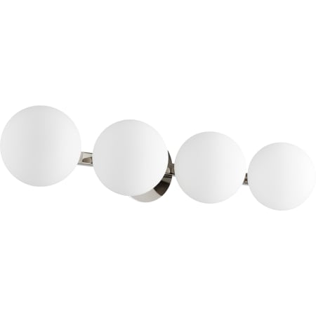 Quorum International 4 Light 30" Wide Vanity Light Polished Nickel