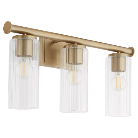 Quorum International Mercier 3 Light 24" Wide Vanity Light Aged Brass