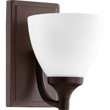 Quorum International Enclave Single Light 5-1/2" Wide Bathroom Sconce Oiled Bronze