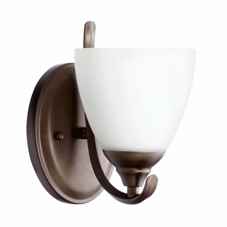 Quorum International Powell 1 Light Bathroom Sconce Oiled Bronze