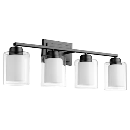 Quorum International Fort Worth 4 Light 29" Wide Vanity Light Matte Black