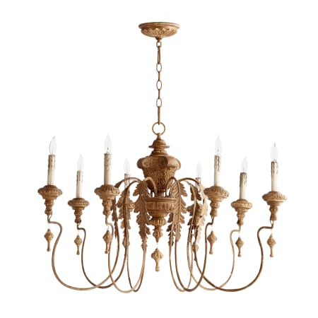 Quorum International Salento 8 Light 38" Wide Single Tier Chandelier French Umber