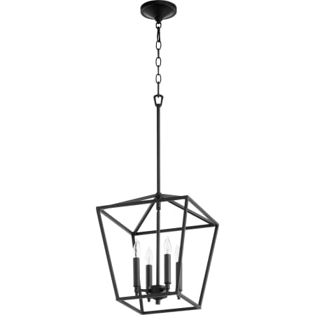 Quorum International Gabriel 4 Light 13" Wide Pendant Noir