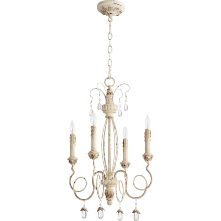 Quorum International Collins 4 Light 22" Wide Chandelier Persian White